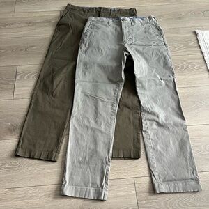 TWO J Crew Men’s 29x28 Chinos